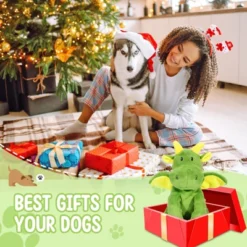 Itopfox Squeaky Plush Dog Toy With Crinkle Paper, Durable Chew Toy For Small, Medium & Large Dogs, Interactive Pet Play -Itopfox Shop GUEST 011d9c39 2133 4909 95ee 7cdebca8b7b6