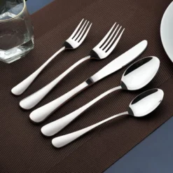 Itopfox 60 Piece Silverware Set For 12, Heavy Duty Stainless Steel Flatware Utensils Cutlery Set Including Knife Fork Spoon, Dishwasher Safe, Gift 12 Itopfox 60 Piece Silverware Set For 12, Heavy Duty Stainless Steel Flatware Utensils Cutlery Set Including Knife Fork Spoon, Dishwasher Safe, Gift -Itopfox Shop GUEST 014f6936 10f8 49c3 980c 87688aa52a0b
