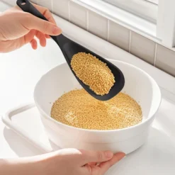 Itopfox Silicone Cooking Utensils Set - Heat Resistant, Nonstick Kitchen Tools With Spatulas, Spoons, Whisk, Tongs, Dishwasher Safe, Black -Itopfox Shop GUEST 01730be5 f0f0 4652 86e4 dd986af3b4bc