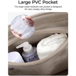 Itopfox Travel Duffle Bag For Women With Wet Pocket, Lightweight Carry-On Weekender, Water-Resistant, Multiple Compartments -Itopfox Shop GUEST 01af5a6c 625b 4f8a 8655 6051b02a07d6