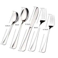 Itopfox Silverware Set For 8, 40 Piece Heavy Duty Stainless Steel Flatware Utensils Cutlery Set Including Steak Knife Fork And Spoon, Dishwasher Safe -Itopfox Shop GUEST 02e8095b 19ba 4bfa b8cb cc73bcab416f