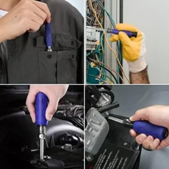 Itopfox 6-in-1 & 4-in-1 Screwdriver Set With Comfort Grip, 2PCS Portable Screwdrivers, 8 Basic & Precision Bits, 2 Nut Driver Sizes -Itopfox Shop GUEST 04de041e 959b 440f 86a0 ec410bcb1546