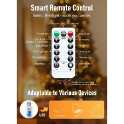 Itopfox Twinkle Fairy Lights With Remote And Timer, 100 LED USB Plug In String Lights, Waterproof 8 Modes For Bedroom Indoor Wreath DIY Party Wedding -Itopfox Shop GUEST 08e402ad aacc 4b1c 8ae4 5f8dd4b56cc8