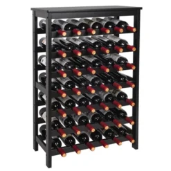 Itopfox 7-Tier Bamboo Wine Rack Freestanding Floor With Table Top, Wine Storage Shelf For Kitchen Dining Room Bar, Black 15 Itopfox 7-Tier Bamboo Wine Rack Freestanding Floor With Table Top, Wine Storage Shelf For Kitchen Dining Room Bar, Black -Itopfox Shop GUEST 0907124e f9c4 44ff 8a4b 0bbe26a652d7