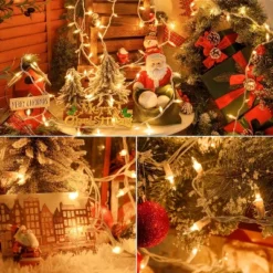 Itopfox Clear Christmas Lights Set, 2Pack 50Count Incandescent Mini String Lights With White Wire For Indoor Christmas Tree Garland Birthday Wedding -Itopfox Shop GUEST 096a9a73 2a70 4341 a8ae a95f29849867