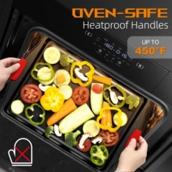 Itopfox 15-Piece Premium Nonstick Bakeware Set With Cookie Sheets, Muffin Pan, Cake Pan & Kitchen Utensils - Black 8 Itopfox 15-Piece Premium Nonstick Bakeware Set With Cookie Sheets, Muffin Pan, Cake Pan & Kitchen Utensils - Black -Itopfox Shop GUEST 0a095118 923d 4a17 988b a77f1635641d