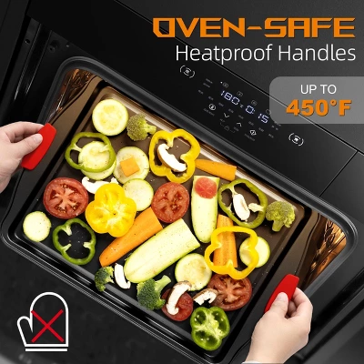 Itopfox 15-Piece Premium Nonstick Bakeware Set With Cookie Sheets, Muffin Pan, Cake Pan & Kitchen Utensils - Black 3 Itopfox 15-Piece Premium Nonstick Bakeware Set With Cookie Sheets, Muffin Pan, Cake Pan & Kitchen Utensils - Black - Image 3