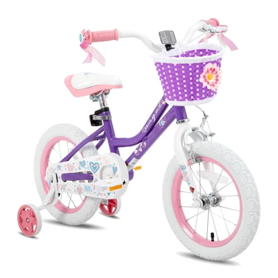 Itopfox Angel Girls Bike For Toddlers And Kids With Training Wheels & Basket, Handbrake & Kickstand, Perfect For Riding Fun 8 Itopfox Angel Girls Bike For Toddlers And Kids With Training Wheels & Basket, Handbrake & Kickstand, Perfect For Riding Fun - Image 8