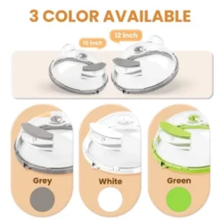 Itopfox Microwave Splatter Cover With Water Steamer, Integrated Handle, Plate Cover, Splatter Guard, Cookware Lid, House Essentials For Gift 12 Itopfox Microwave Splatter Cover With Water Steamer, Integrated Handle, Plate Cover, Splatter Guard, Cookware Lid, House Essentials For Gift -Itopfox Shop GUEST 0c96f60e bb38 417e 9ab0 bbd45d9107dc