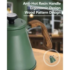 Itopfox Gooseneck Kettle With Thermometer For Pour Over Coffee & Tea Stainless Steel Durable 3-Layer Base Precision Spout, All Stove Tops Compatible -Itopfox Shop GUEST 0d56b772 29f4 4680 a33c 58ba9624601e