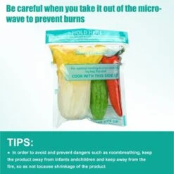 Itopfox 100 Pcs Reusable Zipper Microwave Steam Bags For Cooking Vegetables, Potatoes, And Meat - Leakproof & Durable -Itopfox Shop GUEST 0d5c9f76 1484 4cd6 aef2 e5d0e40496bb