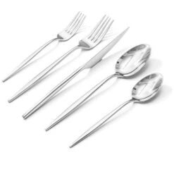 Itopfox 40-Piece Stainless Steel Flatware Set, Includes Forks Knives Spoons For Home Kitchen Restaurant Wedding, Dishwasher Safe, Premium Tableware -Itopfox Shop GUEST 0d7ac165 9d93 4450 a29e 50be16e3aa14