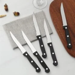Itopfox Steak Knives Set Of 16 With Serrated Stainless Steel Blades, Triple Rivet Handles, Dishwasher Safe For Home, Restaurant, Parties -Itopfox Shop GUEST 0e84fc61 2d02 405b 84f9 5a91769671ef