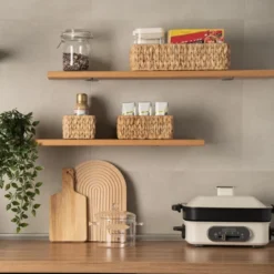 Itopfox Hand Woven Water Hyacinth Storage Baskets Set Of 3 Natural Wicker Baskets For Organizing Pantry Shelf, Closet, Bathroom, Living Room, Bedroom -Itopfox Shop GUEST 0eb30c5b dfc1 46cb 8088 5a2809fc81fa