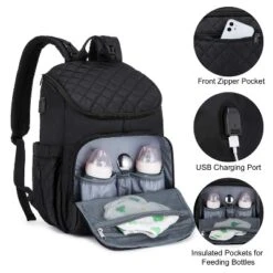 Itopfox Large Capacity Baby Diaper Backpack With Portable Changing Pad, Insulated Bottle Pockets, And Multiple Storage Compartments -Itopfox Shop GUEST 0edd4d7b 0ca4 4fe9 bef6 9b06a041f688