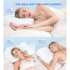 Itopfox Osteo Cervical Pillow For Neck Pain Relief, Hollow Design Odorless Memory Foam Pillows With Cooling Case, Orthopedic Bed Pillow For Sleeping -Itopfox Shop GUEST 101dcc68 5c31 4d3d b9e8 ca134eb21ead