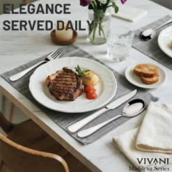 Itopfox 16-Piece Heavy Duty Silverware Set With Steak Knives, Stainless Steel Cutlery For 4, Dishwasher Safe Flatware For Home, Dorms, Restaurants -Itopfox Shop GUEST 1025f49d 54d0 4389 b6e7 e56c0cf20004