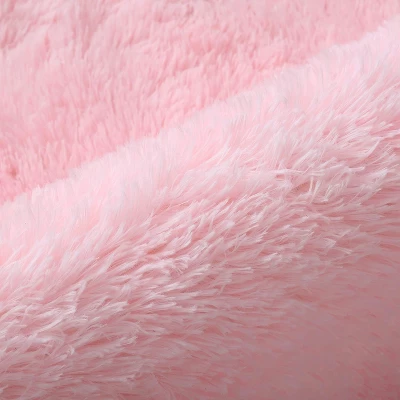 Itopfox Shag Area Rug For Bedroom And Living Room, Ultra Soft Fluffy Indoor Carpet For Dorm, Nursery, Kids And Girls Room Decor In Pink 8 Itopfox Shag Area Rug For Bedroom And Living Room, Ultra Soft Fluffy Indoor Carpet For Dorm, Nursery, Kids And Girls Room Decor In Pink - Image 8