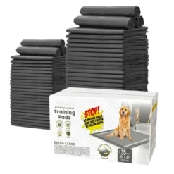 Itopfox Charcoal Pet Pee Pads With Odor-Control & Super Absorbent Up To 10 Cups, 6-Layer Quick Dry & Leak-Proof With Adhesive Tabs, Disposable -Itopfox Shop GUEST 125b79ca 651c 4d63 9d34 ebecfdc9814c