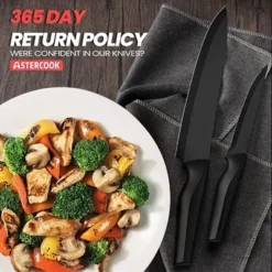 Itopfox 21-Piece Kitchen Knife Set With Block, Dishwasher Safe German Stainless Steel Knives With Built-in Sharpener, Black Knife Block Set -Itopfox Shop GUEST 131ca3fd 5e3a 4171 9916 6b2f9b95060d