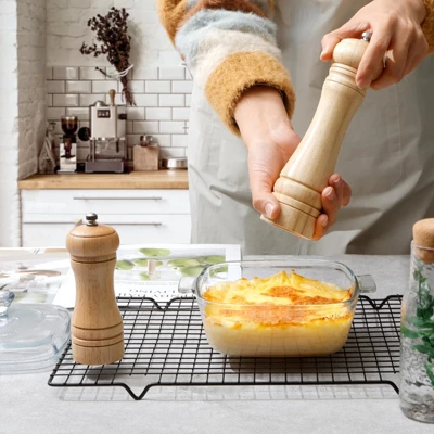 Itopfox 0.8L Glass Casserole Dish With Lid, Oven Safe Square Baking Dish, Microwave Bowl With Cover, Microwavable Cookware For Kitchen 5 Itopfox 0.8L Glass Casserole Dish With Lid, Oven Safe Square Baking Dish, Microwave Bowl With Cover, Microwavable Cookware For Kitchen - Image 5