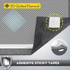 Itopfox Charcoal Pet Pee Pads With Odor-Control & Super Absorbent Up To 10 Cups, 6-Layer Quick Dry & Leak-Proof With Adhesive Tabs, Disposable -Itopfox Shop GUEST 14ba1c37 150b 4c92 823a 3fba93ca0e00