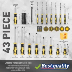 Itopfox Magnetic Screwdrivers Set With Case, 43-piece Includes Slotted, Phillips, Hex, Pozidriv, Torx & Precision Screwdriver Set, Magnetizer Tools -Itopfox Shop GUEST 14fba235 9f52 4b0d 8abd 634a7cf33fa8