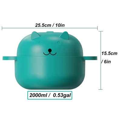 Itopfox Microwave Ramen Bowl With Removable Strainer, Noodle Cooker And Steamer For Cooking Food And Vegetables, Large Capacity, Green 2 Itopfox Microwave Ramen Bowl With Removable Strainer, Noodle Cooker And Steamer For Cooking Food And Vegetables, Large Capacity, Green - Image 2