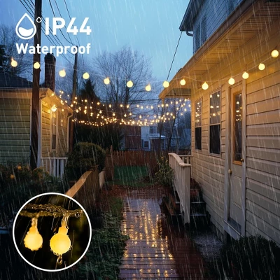 Itopfox 100 LED Connectable Globe String Lights Indoor Bedroom, Warm White Christmas Fairy Lights With Remote, 8 Modes Hanging For Room Classroom 7 Itopfox 100 LED Connectable Globe String Lights Indoor Bedroom, Warm White Christmas Fairy Lights With Remote, 8 Modes Hanging For Room Classroom - Image 7