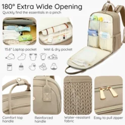 Itopfox Large Multi-Functional Diaper Backpack With Changing Pad, Insulated Pockets & Stroller Straps For Moms & Babies 11 Itopfox Large Multi-Functional Diaper Backpack With Changing Pad, Insulated Pockets & Stroller Straps For Moms & Babies -Itopfox Shop GUEST 1c0bac99 55e0 4e88 b827 6cf598d6cb00