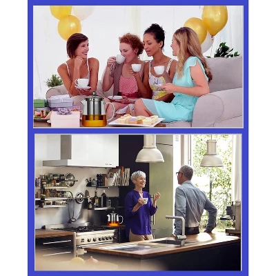 Itopfox Mini Glass Teapot With Removable Stainless Steel Infuser For Blooming & Loose Leaf Tea, Microwave & Stovetop Safe 2 Itopfox Mini Glass Teapot With Removable Stainless Steel Infuser For Blooming & Loose Leaf Tea, Microwave & Stovetop Safe - Image 2