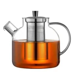 Itopfox Glass Teapot With Removable Infuser, Stovetop Safe Large Tea Pot For Blooming & Loose Leaf, Hand Crafted Kettle With Stainless Steel Strainer -Itopfox Shop GUEST 1c69ab5e c420 4e03 8c1a c3e577ea1f41
