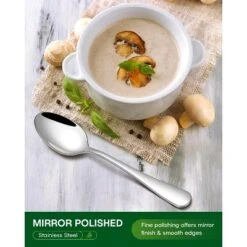 Itopfox 20-Piece Stainless Steel Flatware Set For 4, Mirror Polished Cutlery Utensil Set With Knife Fork Spoon Dishwasher Safe For Home & Restaurant 10 Itopfox 20-Piece Stainless Steel Flatware Set For 4, Mirror Polished Cutlery Utensil Set With Knife Fork Spoon Dishwasher Safe For Home & Restaurant -Itopfox Shop GUEST 1c9680a9 ae5b 4ac3 b3d3 2a89fc2d23b6