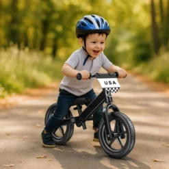 Itopfox Toddler Balance Bike For 2-5 Year Olds, No Pedal Toy Bike With Tool-Free Adjustment, Includes Custom Plate & 3 Stickers Black -Itopfox Shop GUEST 1cbb796f 351e 4794 b9bd f6dbad858cc0