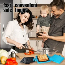 Itopfox Microwave Toaster Sandwich Maker, Waffle Maker, Panini Press, Dishwasher Safe, No Electricity, Fast Cooking, Time Saving, Portable For Travel -Itopfox Shop GUEST 1e8b6893 411d 4d37 951c fcf8e1c2aded