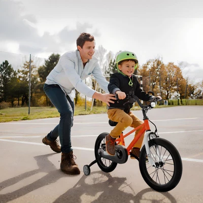 Itopfox Kids Bike For Boys And Girls With Training Wheels, Pedal Brakes, Handbrake & Kickstand, Multiple Colors For Toddlers And Children 4 Itopfox Kids Bike For Boys And Girls With Training Wheels, Pedal Brakes, Handbrake & Kickstand, Multiple Colors For Toddlers And Children - Image 4