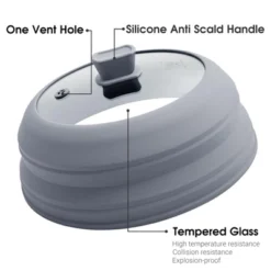 Itopfox Microwave Splatter Cover With Collapsible Design, Silicone Handle, And Steam Vent Hole For Safe And Even Cooking 10 Itopfox Microwave Splatter Cover With Collapsible Design, Silicone Handle, And Steam Vent Hole For Safe And Even Cooking -Itopfox Shop GUEST 1fcd78a1 98aa 40d7 87f2 b47c81e439d2