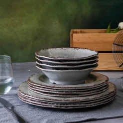 Itopfox Farmhouse Melamine Dinnerware Set, 12-Piece Rustic Plates And Bowls For Picnic, Camping, Indoor And Outdoor Use, Dishwasher Safe 8 Itopfox Farmhouse Melamine Dinnerware Set, 12-Piece Rustic Plates And Bowls For Picnic, Camping, Indoor And Outdoor Use, Dishwasher Safe -Itopfox Shop GUEST 205e2fdc 78f6 4f5a 8add d7bedc195634