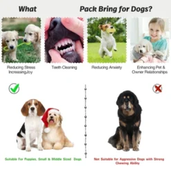 Itopfox 20Pcs Puppy Chew Toys For Teething, Dog Toys With Rope, Toothbrush, Treat Balls, Plush & Squeaky Toys For Small Medium Dogs