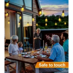 Itopfox Outdoor String Lights With Remote Control, 50Ft Waterproof Dimmable LED Patio Lighting, 15 Edison Bulbs For Backyard, Garden, Gazebo -Itopfox Shop GUEST 24151ddd 6453 42d5 bff7 74521e3714c1