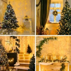 Itopfox 200 LED Curtain Lights For Bedroom, Hanging String Light Outdoor, Fairy Lights Indoor For Christmas, Dorm, Wall, Backdrop, Window, Wedding -Itopfox Shop GUEST 247fa708 d0b3 4b87 9d1c 9065bbfd004c