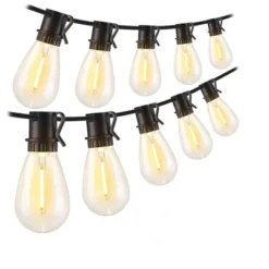 Itopfox 96FT LED Outdoor String Lights, Waterproof Patio Lights With 30+2 Dimmable Shatterproof Edison Hanging Bulbs For Backyard Party-Black -Itopfox Shop GUEST 24b39f83 9e04 4efb 9e4f bb272dc0005b