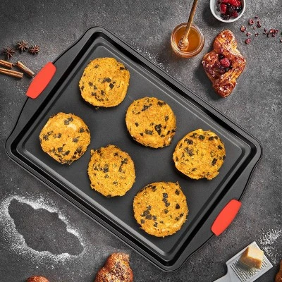 Itopfox 15-Piece Premium Nonstick Bakeware Set With Cookie Sheets, Muffin Pan, Cake Pan & Kitchen Utensils - Black 6 Itopfox 15-Piece Premium Nonstick Bakeware Set With Cookie Sheets, Muffin Pan, Cake Pan & Kitchen Utensils - Black - Image 6