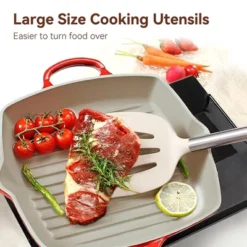 Itopfox Silicone Cooking Utensils Set 35 Pcs Kitchen Utensils With Holder Stainless Steel Handle Spatula, Spoons, Pasta Server, Cheese Grater, Masher -Itopfox Shop GUEST 26f6f28c cfde 4f91 b97f b43d2ed30307