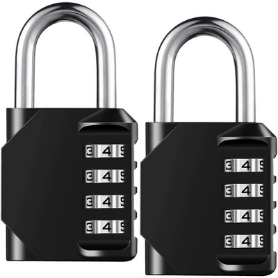Itopfox Resettable 4-Digit Combination Padlock, Waterproof Heavy Duty Lock For Gym, School, Fence Gate, Toolbox, Employee Locker – 2 Pack 8 Itopfox Resettable 4-Digit Combination Padlock, Waterproof Heavy Duty Lock For Gym, School, Fence Gate, Toolbox, Employee Locker – 2 Pack - Image 8