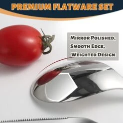 Itopfox 40-Piece Stainless Steel Silverware Set For 8, Heavy Duty Flatware Cutlery Set With Mirror Polished Forks, Knives, Spoons, Dishwasher Safe -Itopfox Shop GUEST 27fa0db8 e489 40f6 b57e 8fb64bef260a