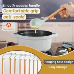 Itopfox 35-Piece Silicone Kitchen Utensil Set With Wooden Handles, Non-Stick Cooking Tools Including Spatula, Spoon, Turner, Tongs, Measuring Cups 12 Itopfox 35-Piece Silicone Kitchen Utensil Set With Wooden Handles, Non-Stick Cooking Tools Including Spatula, Spoon, Turner, Tongs, Measuring Cups -Itopfox Shop GUEST 28e91a29 b96a 47ee 8941 6c1d29ad5ac0