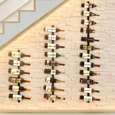 Itopfox 2 Pack Wall Mounted Wine Rack For 24 Bottles, Detachable Wine Storage Organizer Display Holder For Kitchen, Dining Room, Bar, Wine Cellar 1 Itopfox 2 Pack Wall Mounted Wine Rack For 24 Bottles, Detachable Wine Storage Organizer Display Holder For Kitchen, Dining Room, Bar, Wine Cellar