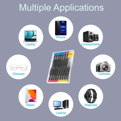 Itopfox 18PCS Mini Precision Screwdriver Set With Case Magnetic Flathead Phillips Pentalobe Torx Star Kit For Repairing Computer Eyeglass Phone Watch 2 Itopfox 18PCS Mini Precision Screwdriver Set With Case Magnetic Flathead Phillips Pentalobe Torx Star Kit For Repairing Computer Eyeglass Phone Watch - Image 2