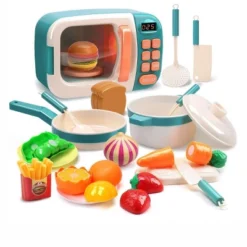 Itopfox Microwave Toy Kitchen Play Set With Electronic Oven, Play Food Cookware & Utensils For Kids Fun Pretend Cooking Learning Toy For Girls & Boys -Itopfox Shop GUEST 2ae48b5d 31ab 4c4d 9f1f f5d0f4142ac5